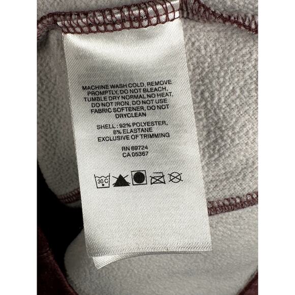 Texas A&M Aggies Columbia Fleece Full Zip Hoodie Jacket Maroon Womens Large NCAA - Picture 6 of 8